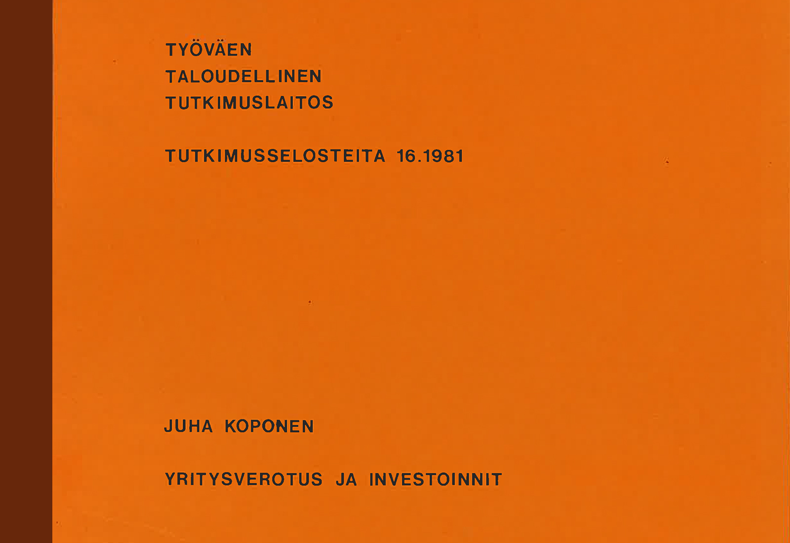 Yritysverotus ja investoinnit