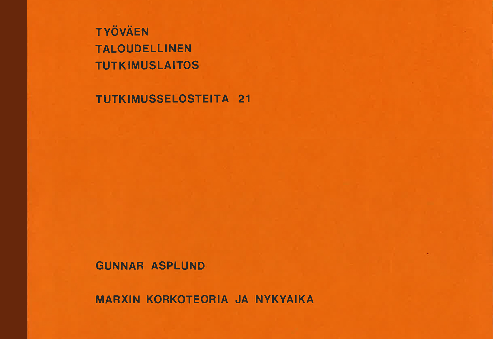 Marxin korkoteoria ja nykyaika