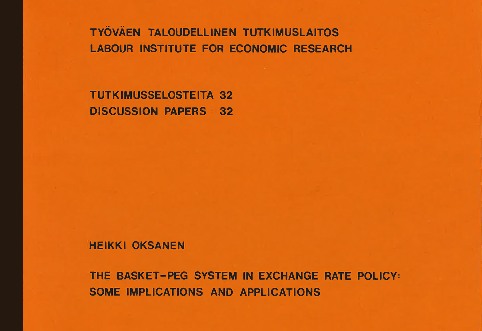 The Basket-peg System in Exchange Rate Policy: Some Implications and Applications