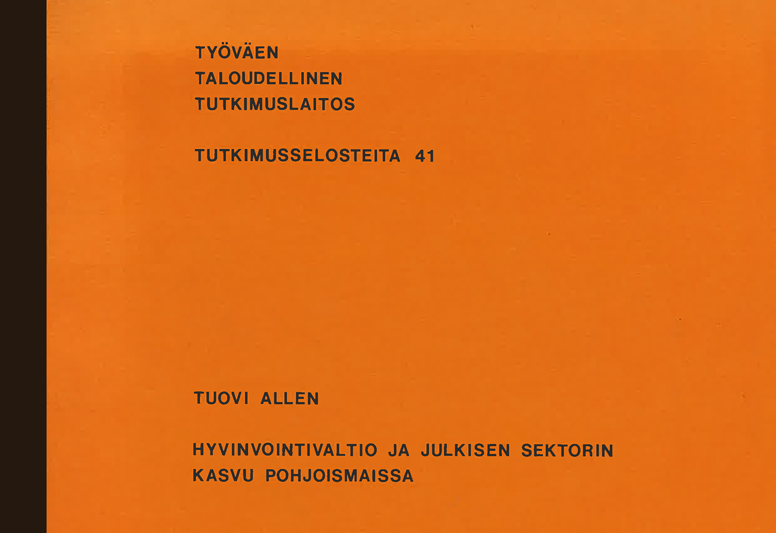 Hyvinvointivaltio ja julkisen sektorin kasvu Pohjoismaissa