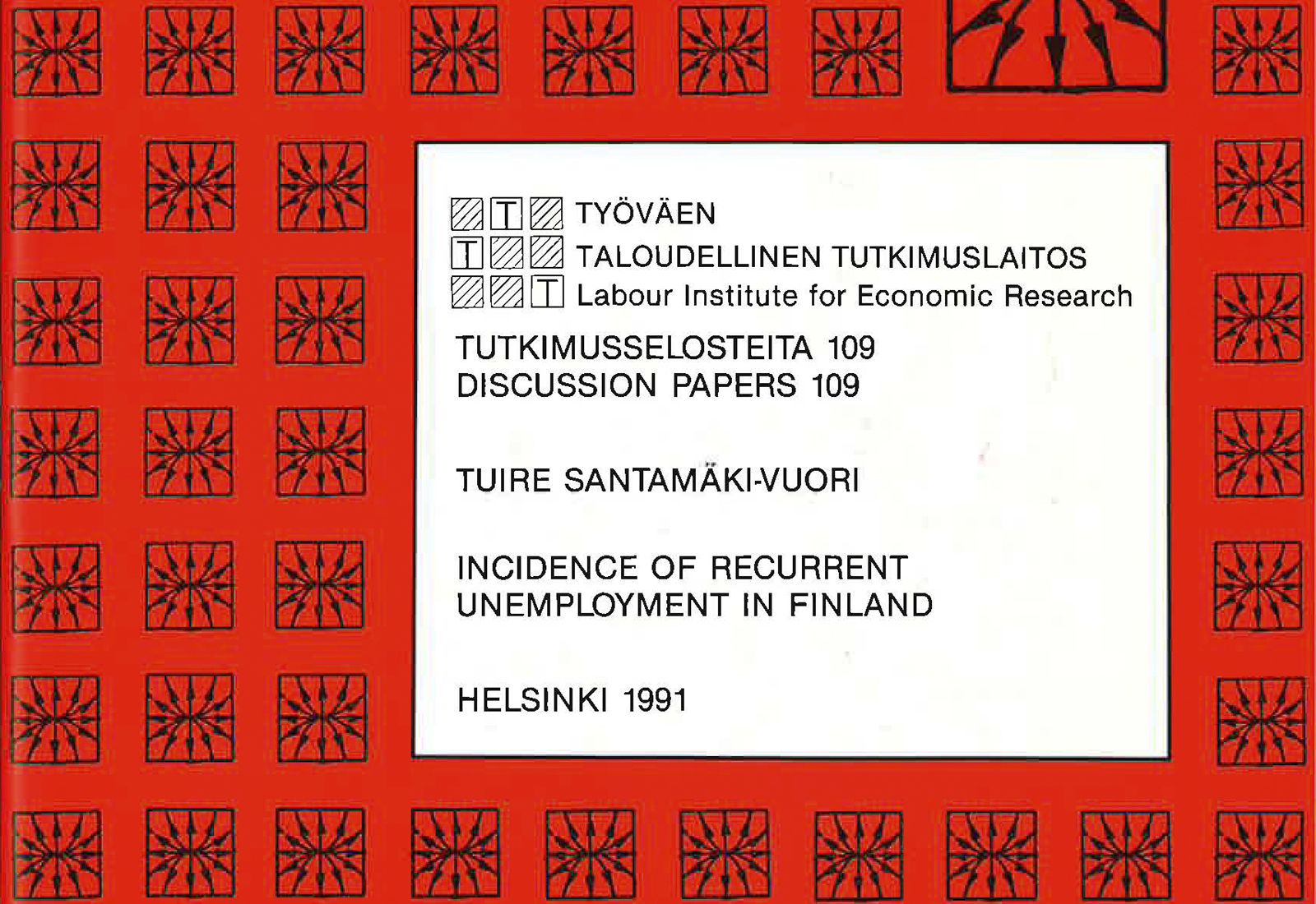 Incidence of Recurrent Unemployment in Finland