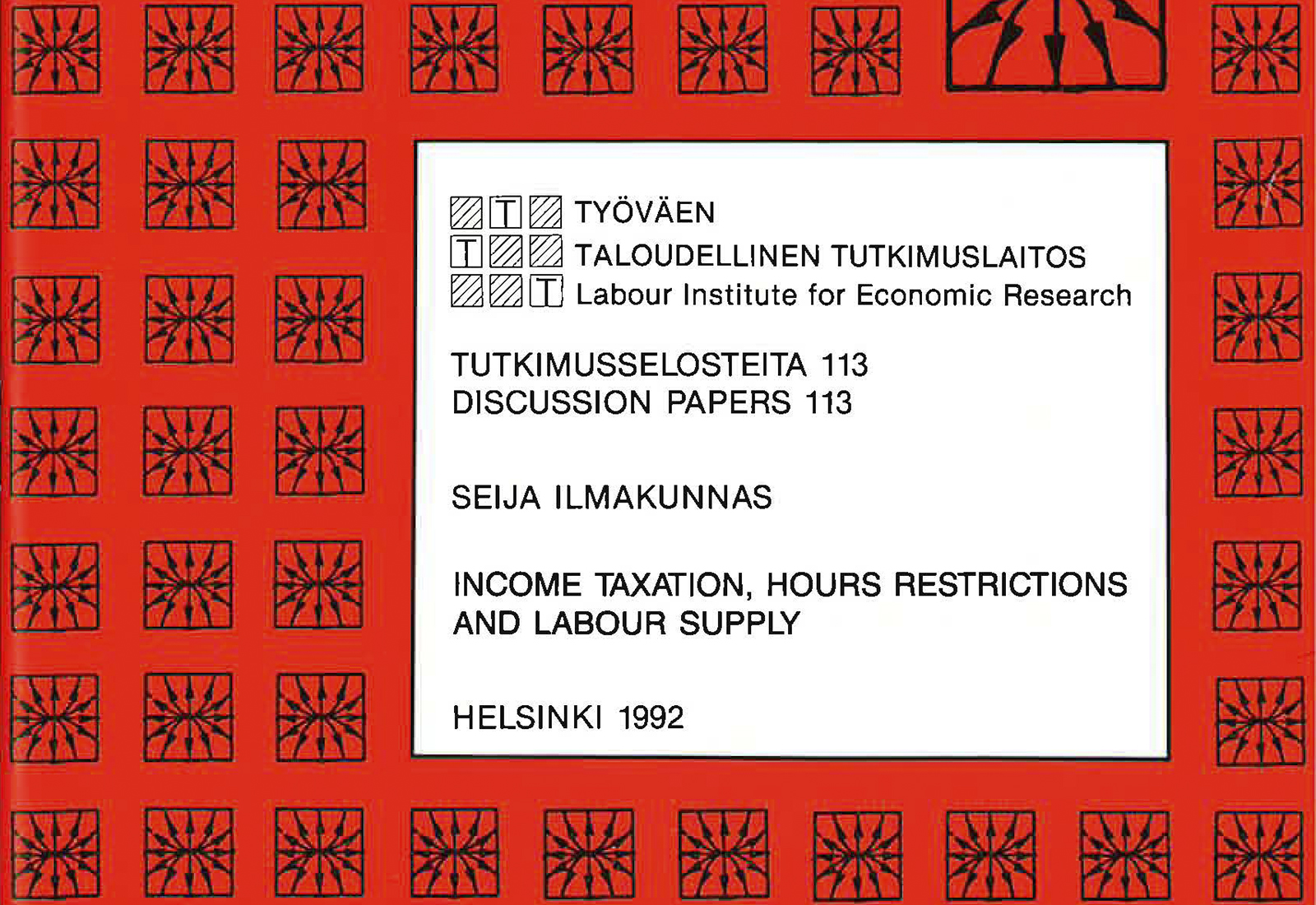 Income Taxation, Hours Restrictions and Labour Supply