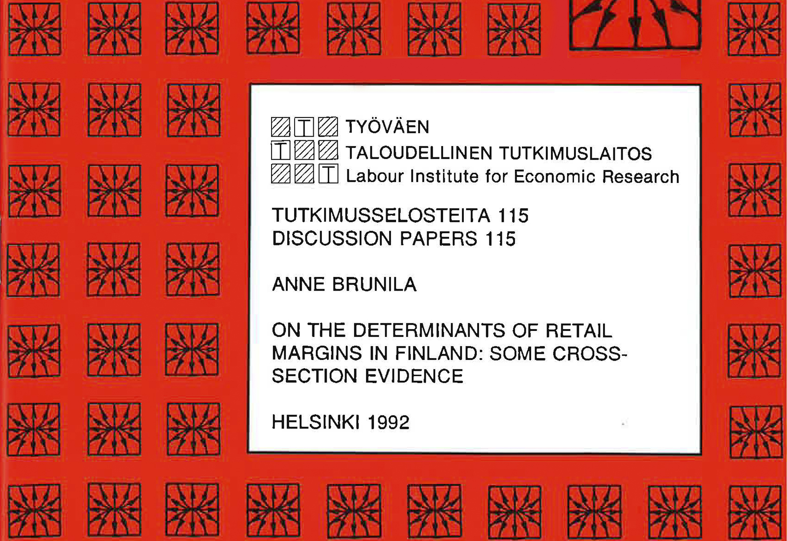 On the Determinants of Retail Margins in Finland: Some Cross-section Evidence