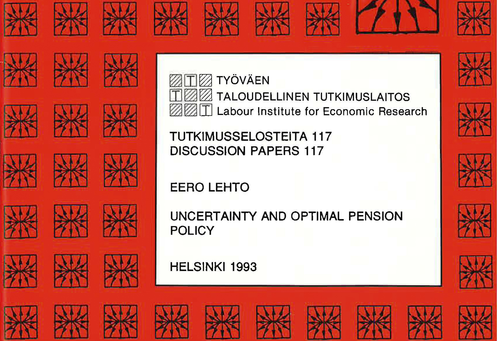 Uncertainty and Optimal Pension Policy