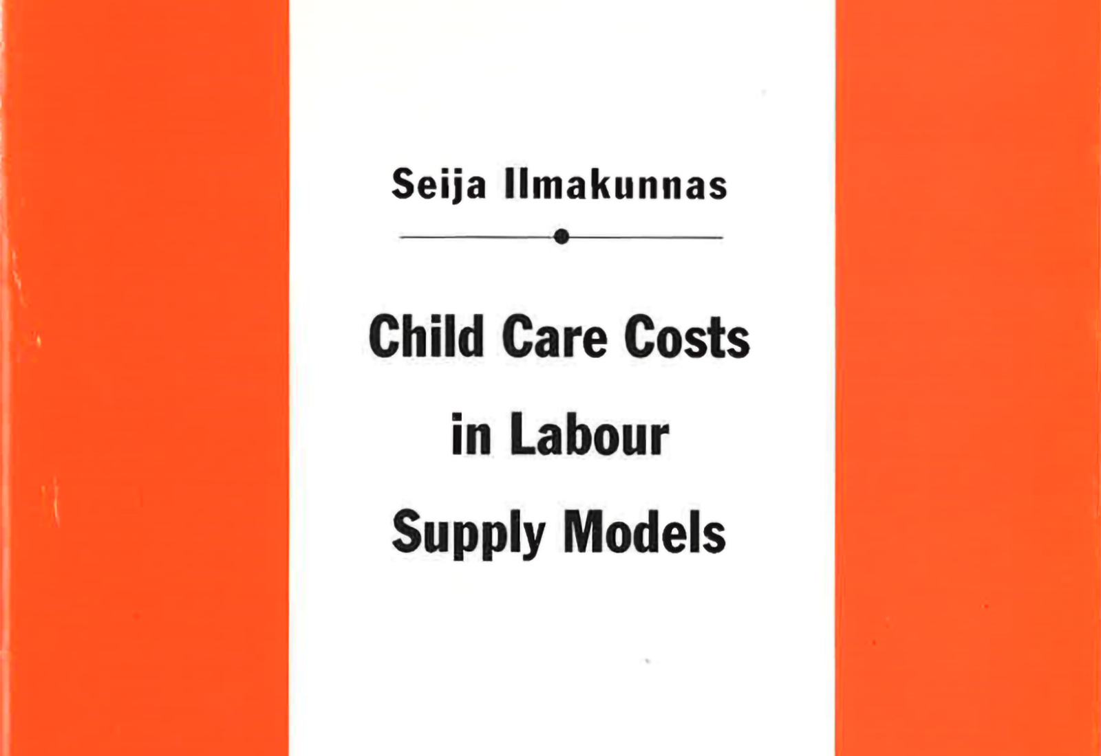 Child Care Costs in Labour Supply Models