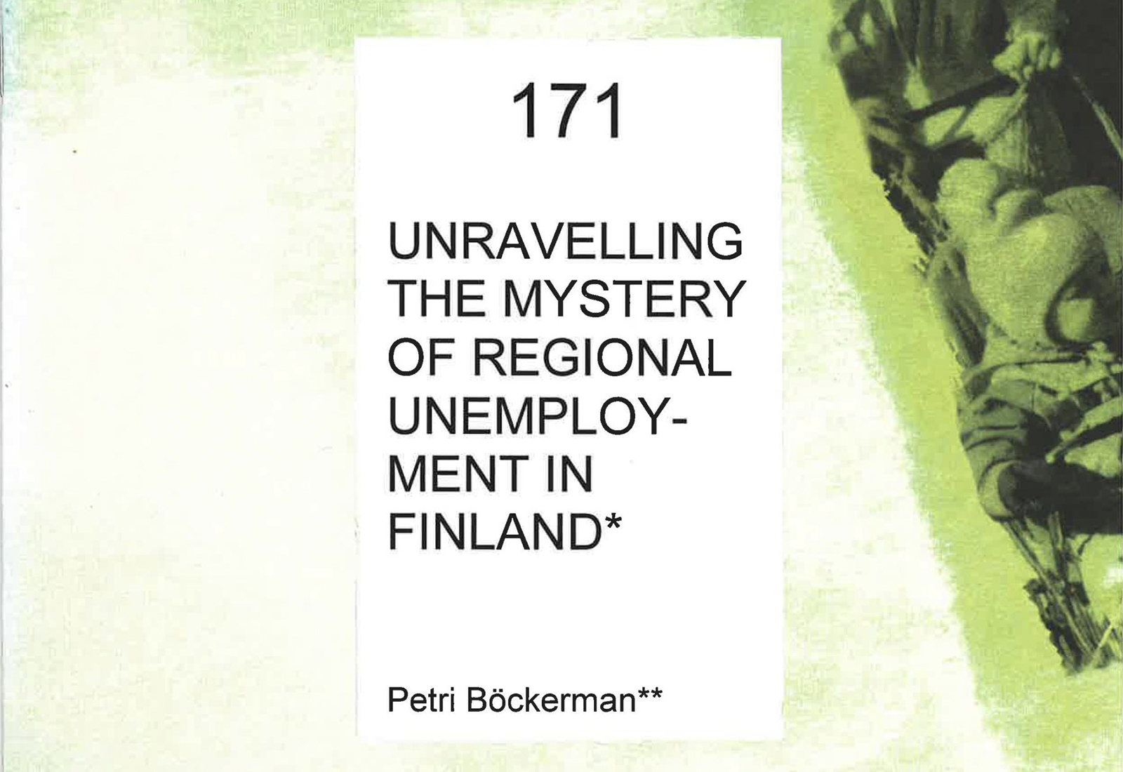 Unravelling the Mystery of Regional Unemployment in Finland