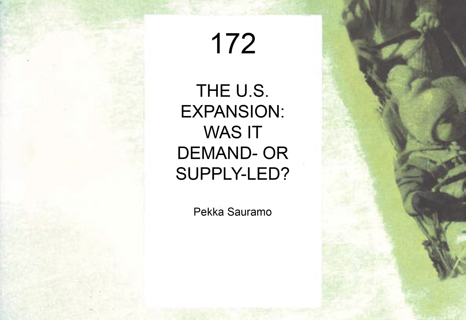 The U.S. Expansion: Was It Demand- or Supply-led?
