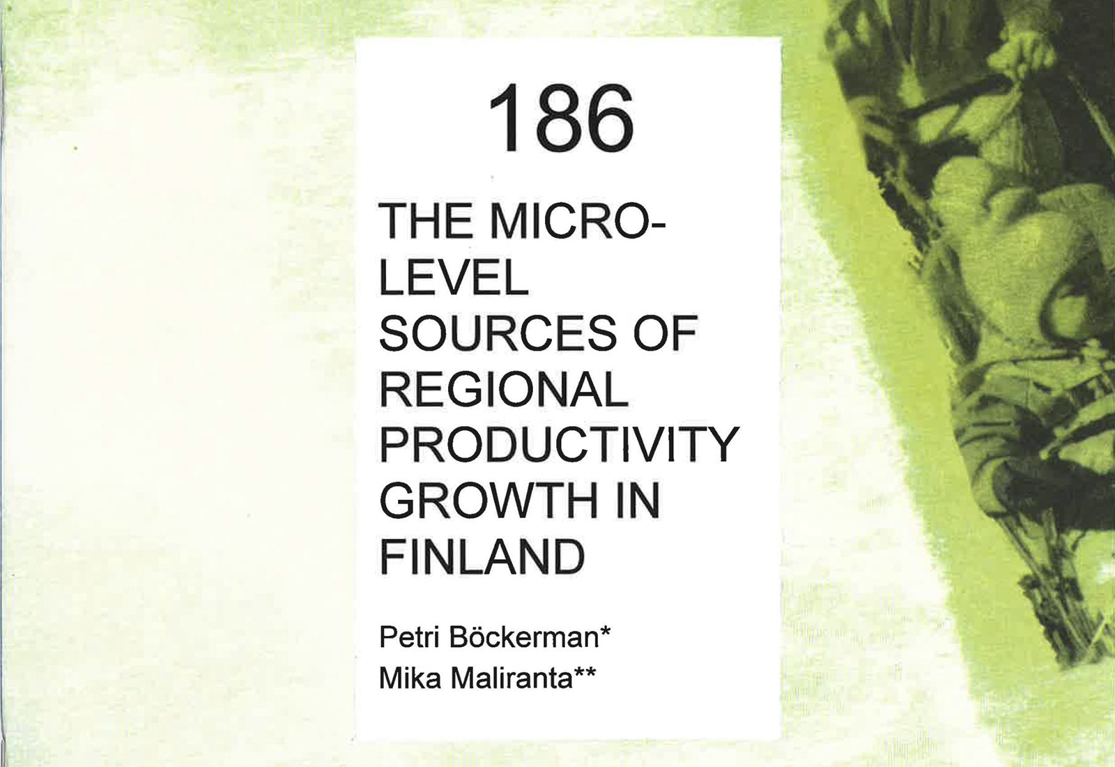The Micro-level Sources of Regional Productivity Growth in Finland