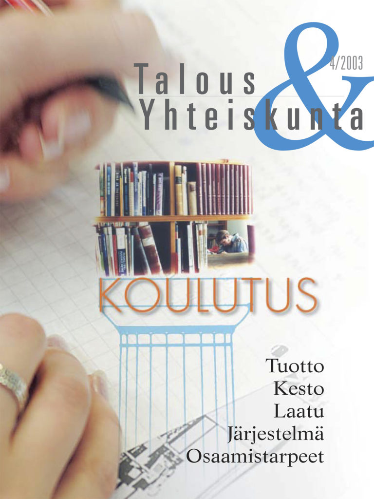 Talous & Yhteiskunta 4/2003