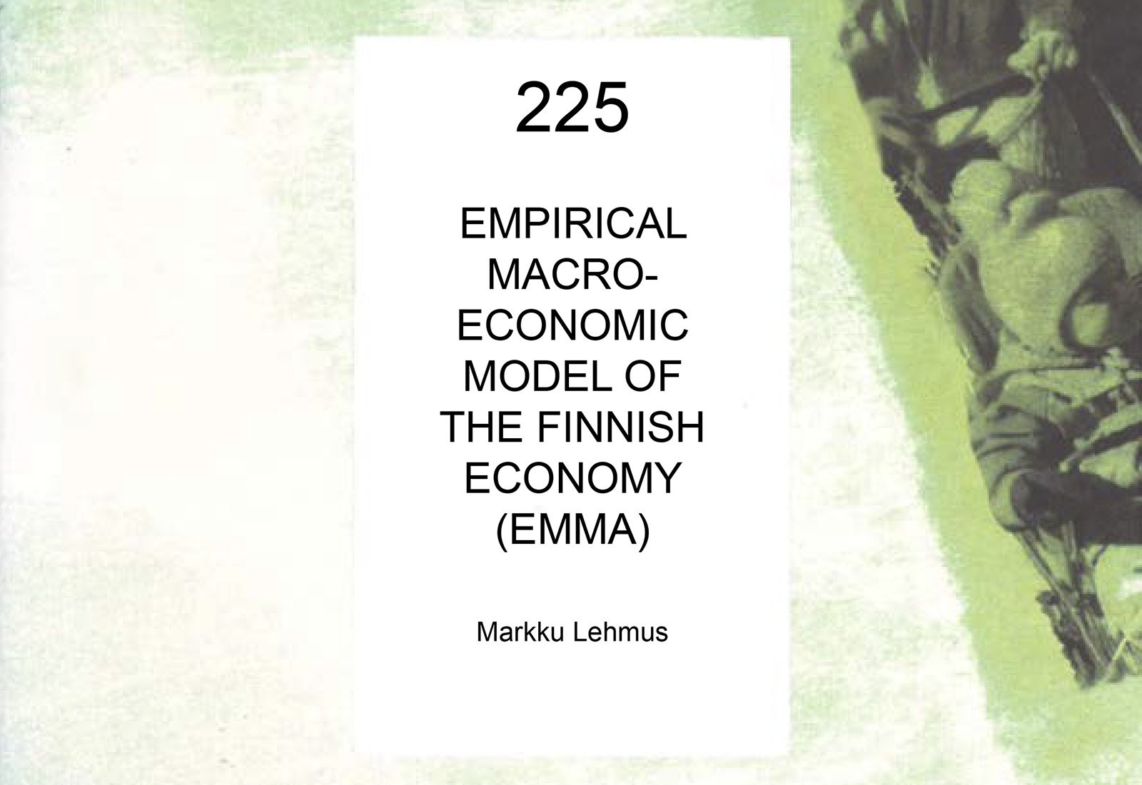 Empirical Macroeconomic Model of the Finnish Economy (EMMA)