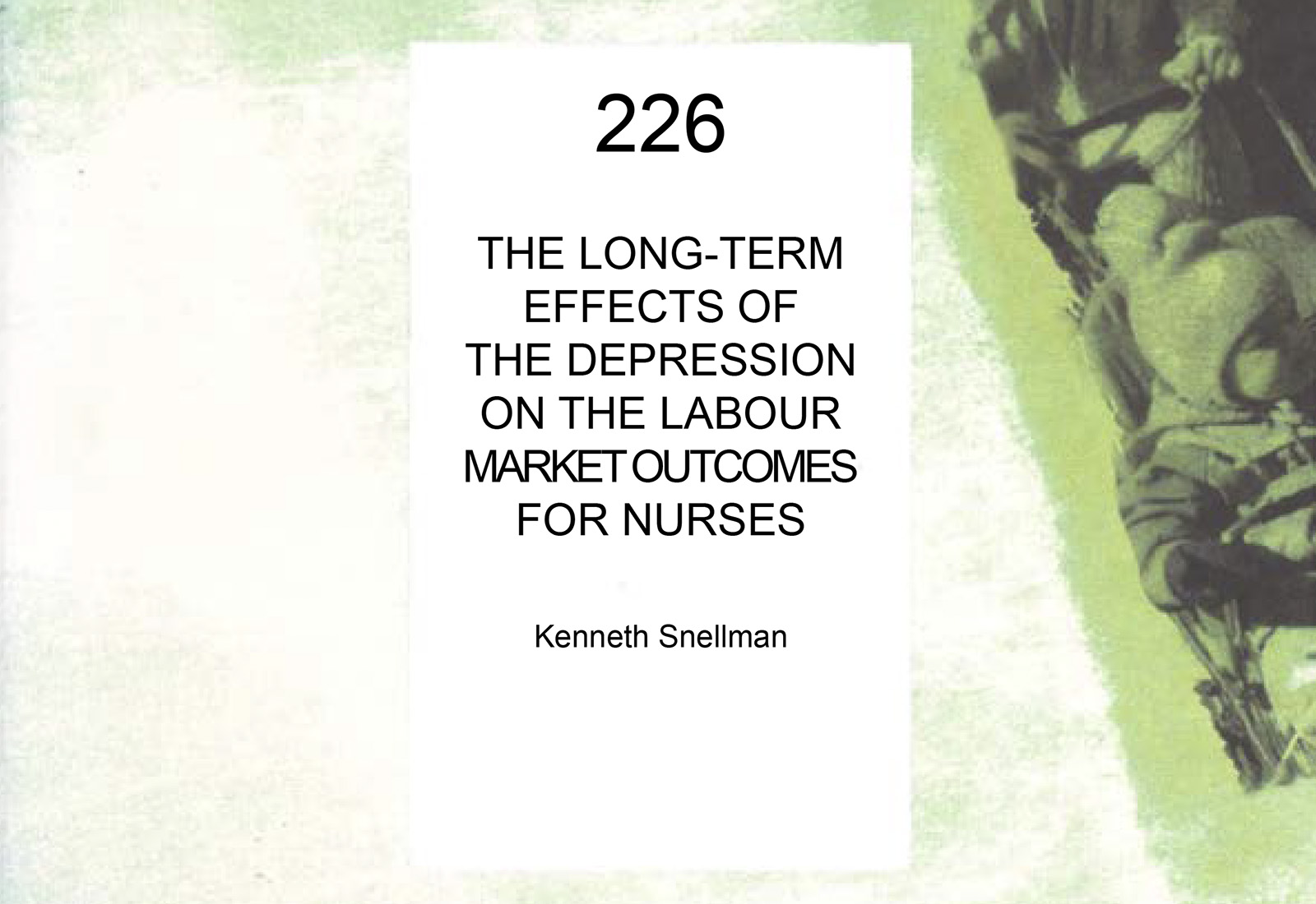 The long-term effects of the depression on the labour market outcomes for nurses