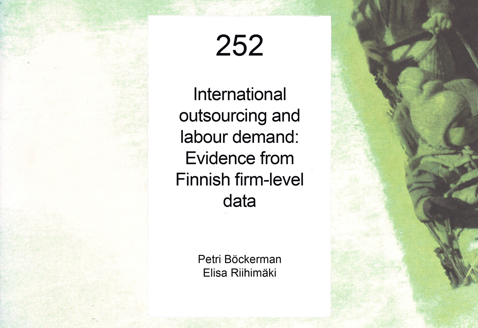 International outsourcing and labour demand: Evidence from Finnish firm-level data