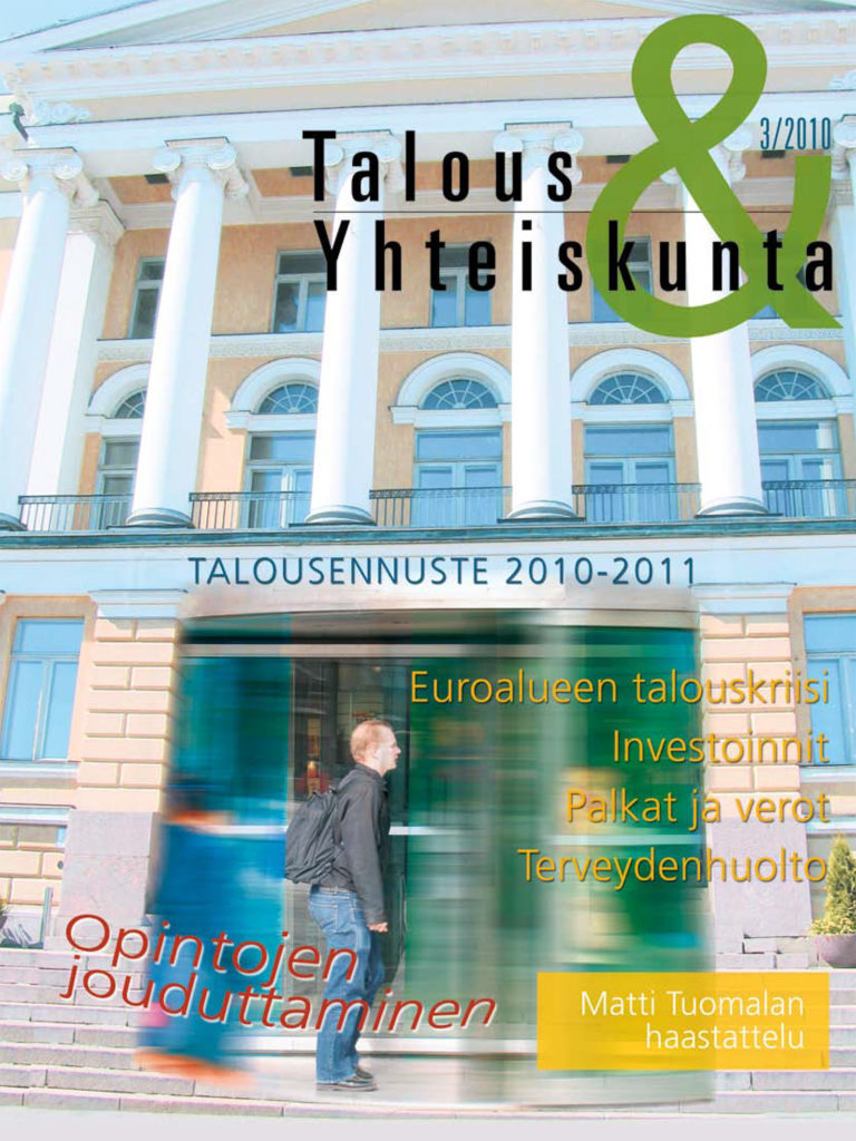 Talous & Yhteiskunta 3/2010