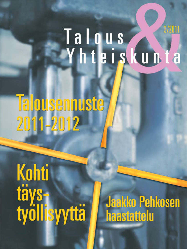Talous & Yhteiskunta 3/2011