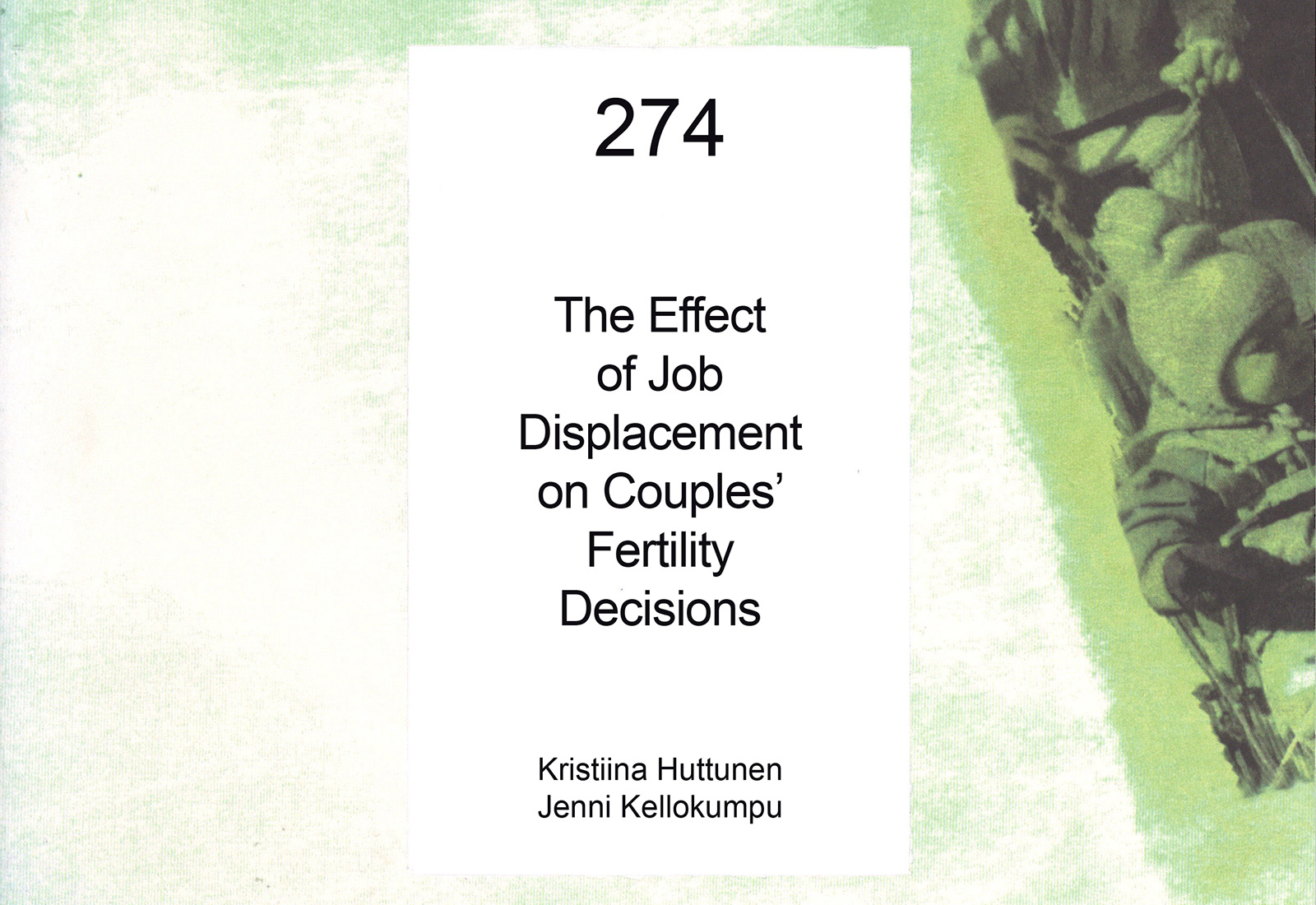 The Effect of Job Displacement on Couples’ Fertility Decisions