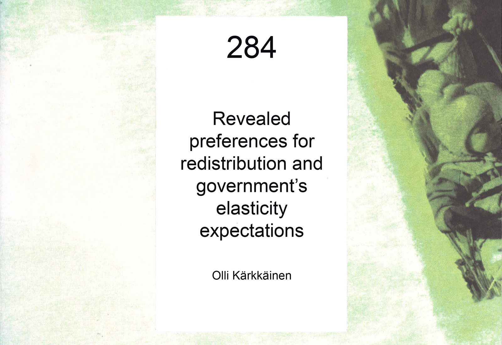 Revealed preferences for redistribution and government’s elasticity expectations