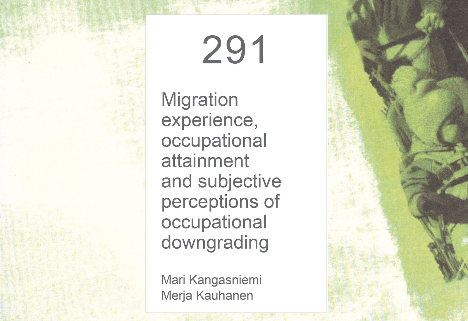 Migration experience, occupational attainment and subjective perceptions of occupational downgrading