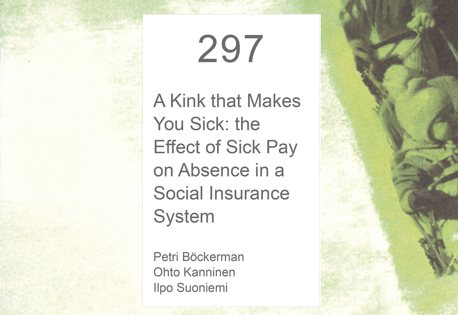 A Kink that Makes You Sick: the Effect of Sick Pay on Absence in a Social Insurance System