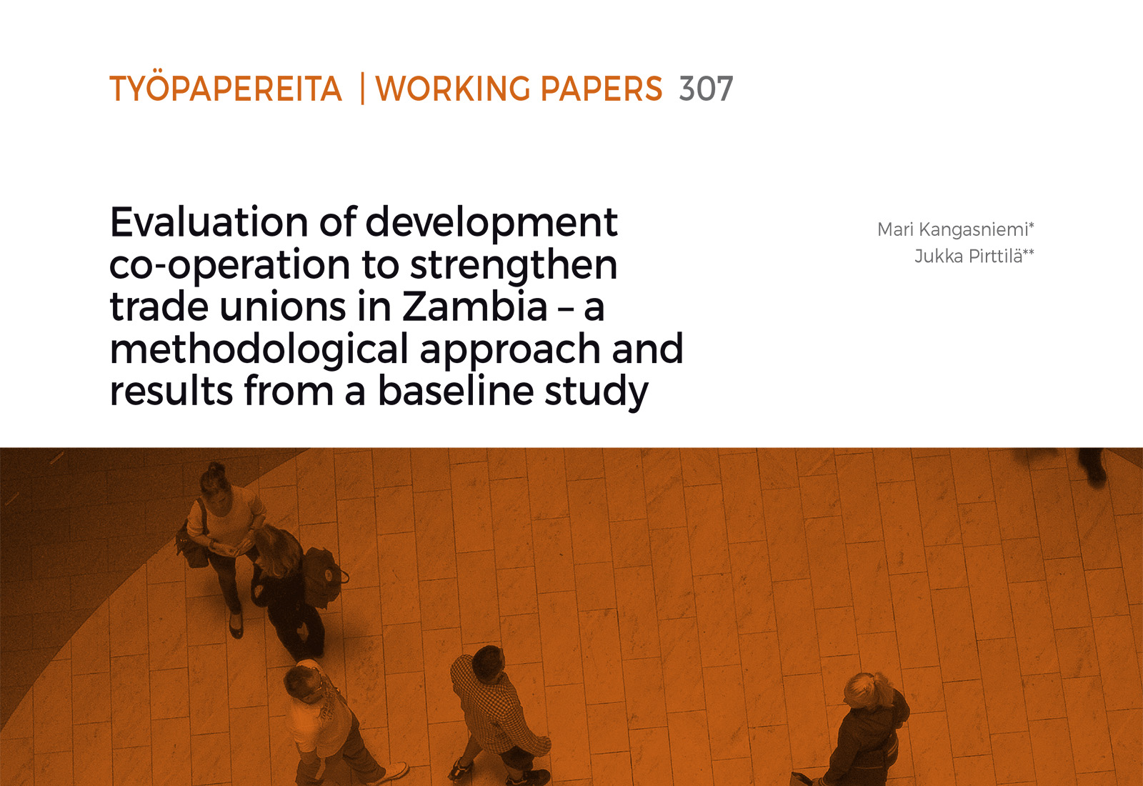 Evaluation of development co-operation to strengthen trade unions in Zambia – a methodological approach and results from a baseline study
