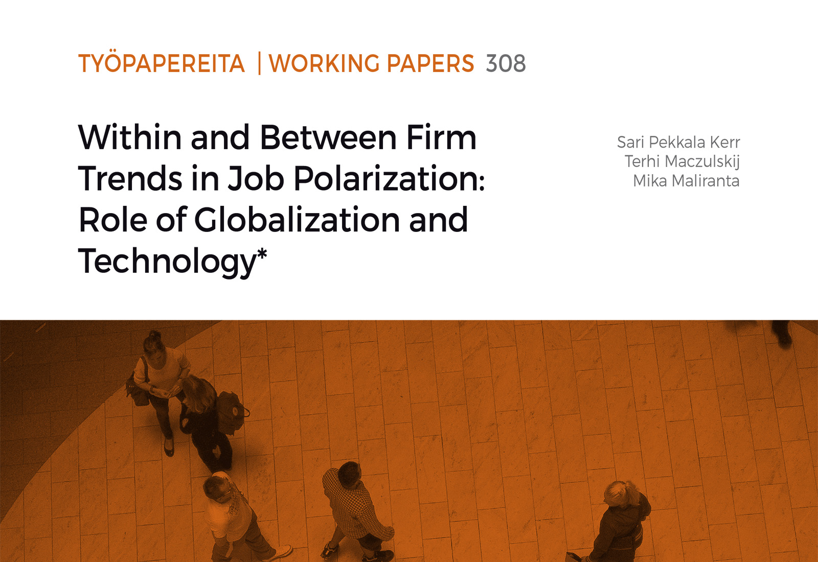 Within and Between Firm Trends in Job Polarization: Role of Globalization and Technology