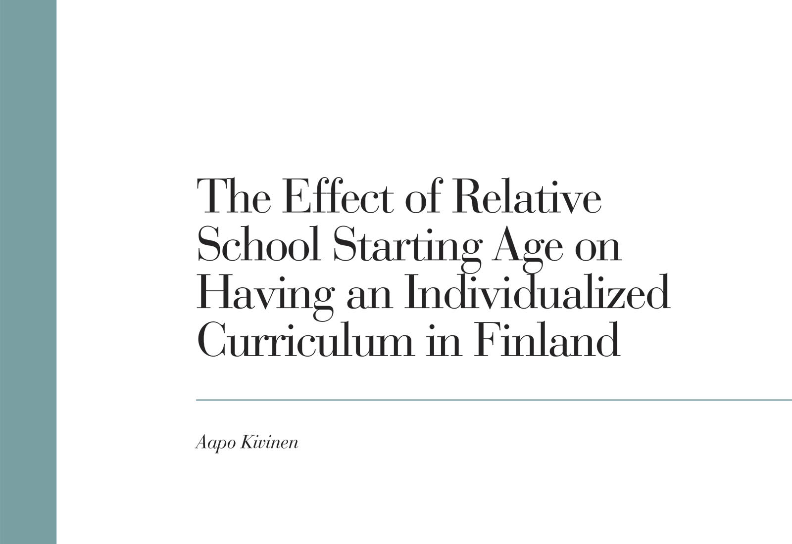 VATT Working Papers 104