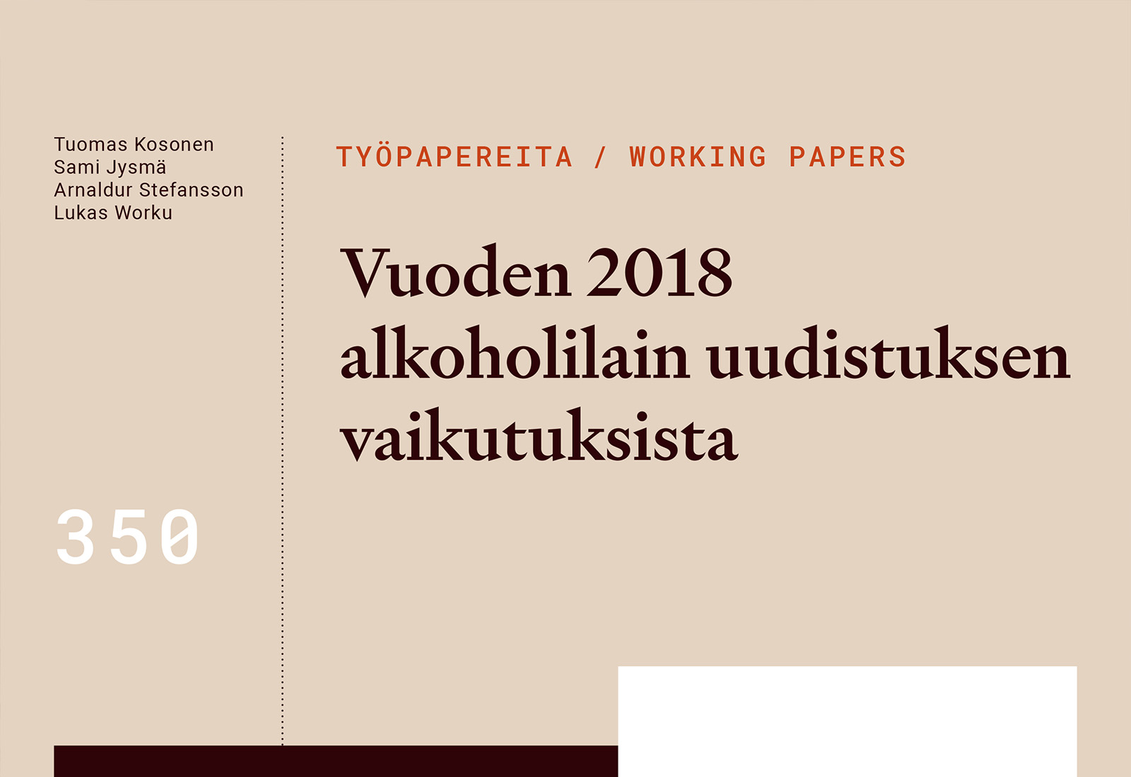 Vuoden 2018 alkoholilain uudistuksen vaikutuksista