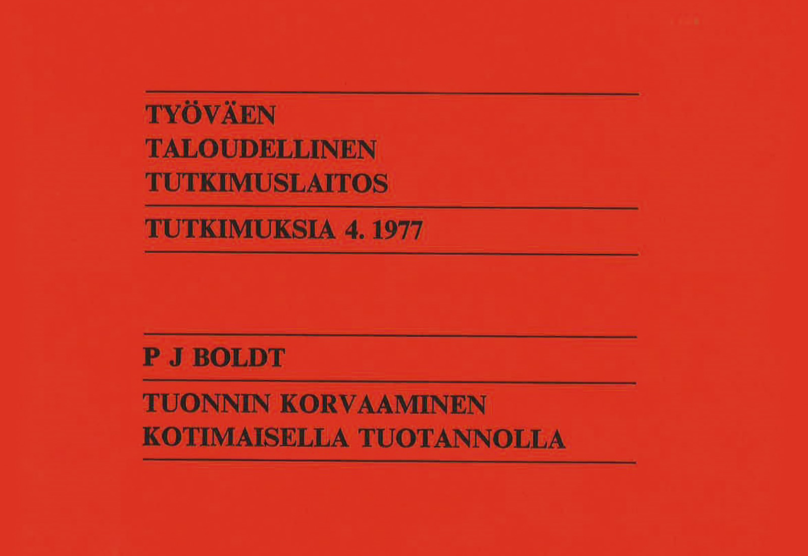 Tuonnin korvaaminen kotimaisella tuotannolla