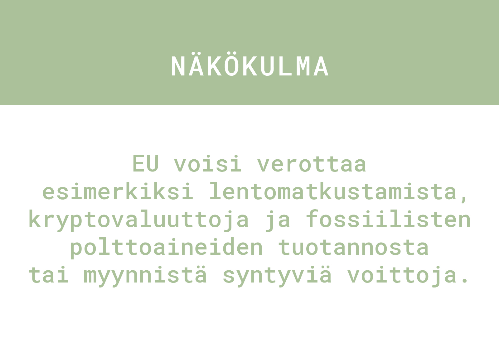 Hyvää elämää yhden planeetan rajoissa