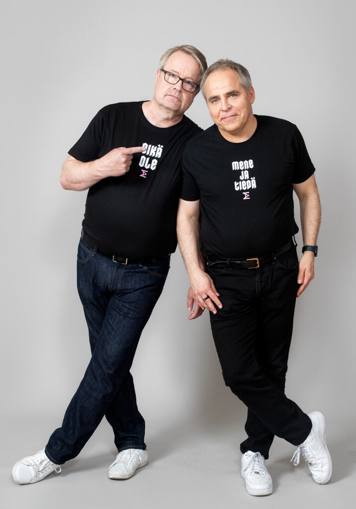 Mika Maliranta ja Matti Apunen. Kuva: Laura Oja.
