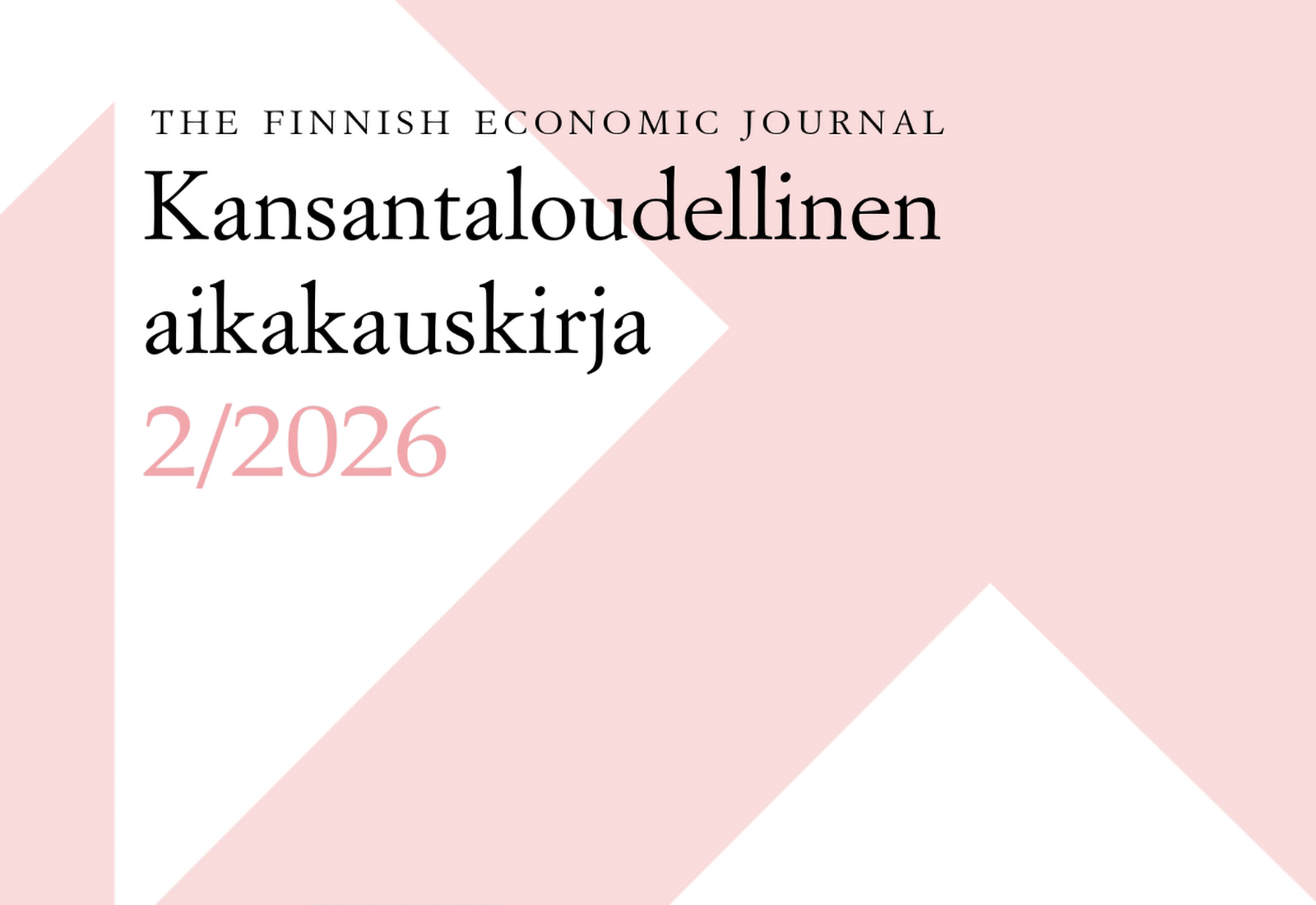 Kansantaloudellinen aikakauskirja 2/2026