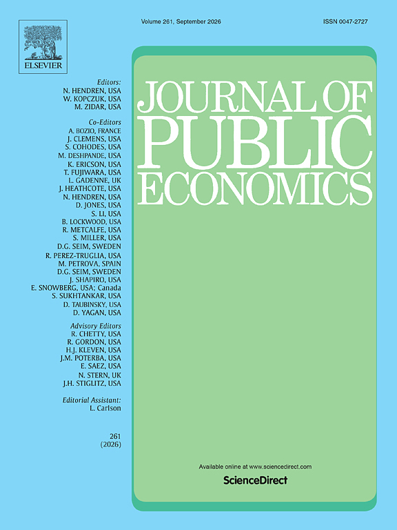 Journal of Public Economics